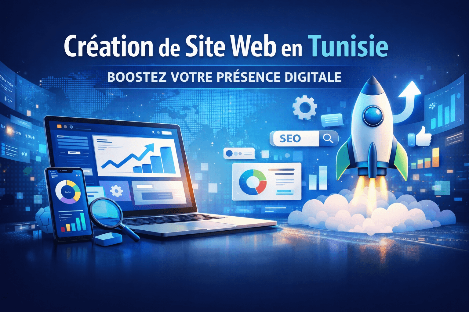 A person designing a modern website layout on a computer.